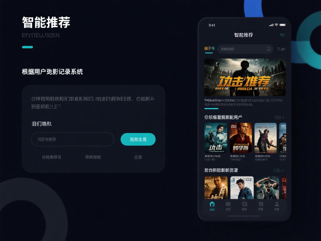 智能推荐：根据用户的观影记录，系统能够为